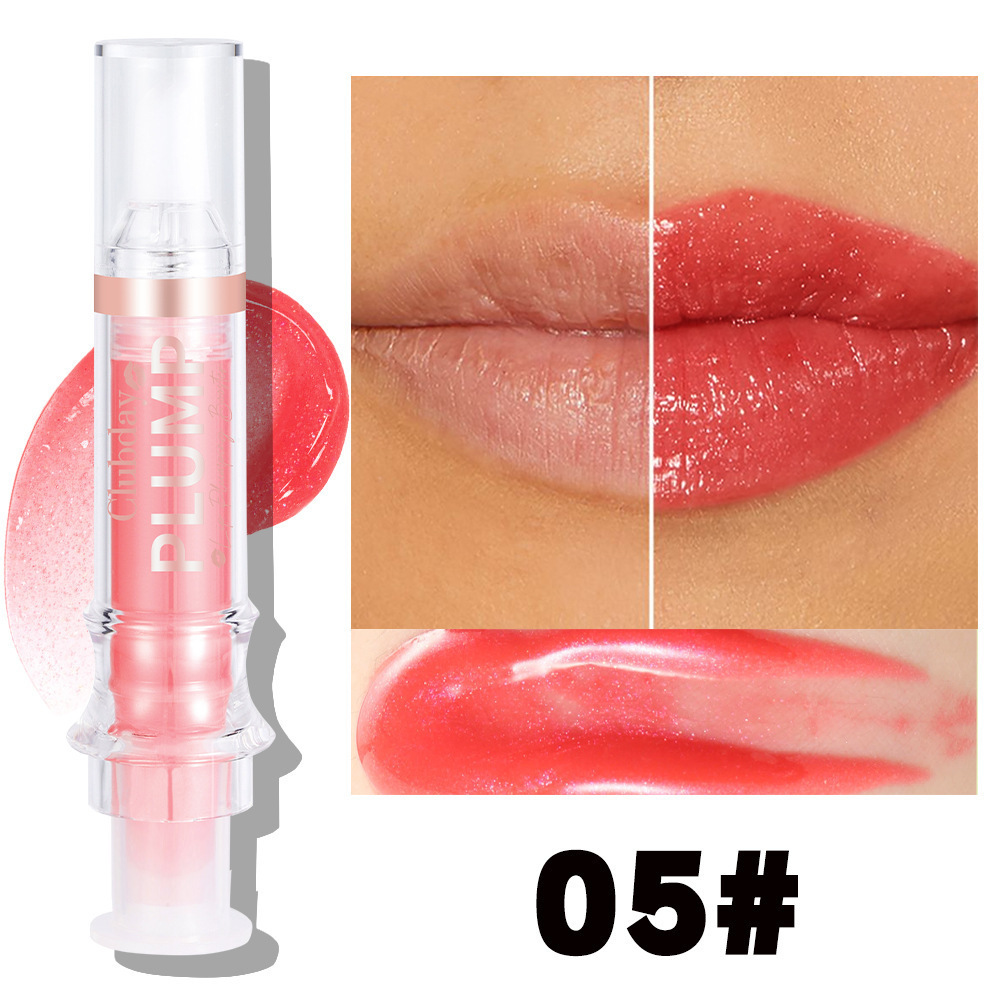 Clubday Amazon's hot-selling moisturizing mirror lip oil water gloss plump lip needle tube lip glaze makeup