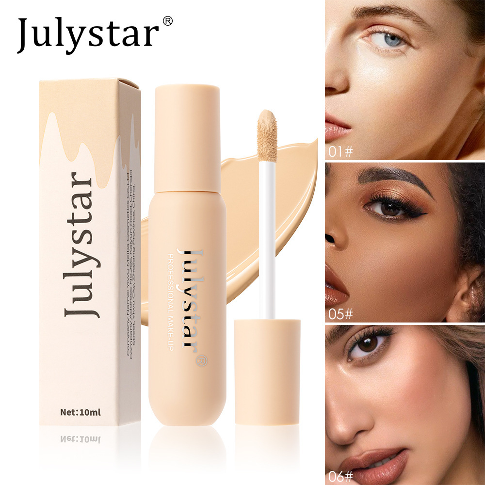 Cross-border body tattoo concealer to cover acne marks in 6 colors, long-lasting and easy to color, small bottle foundation concealer hot sale
