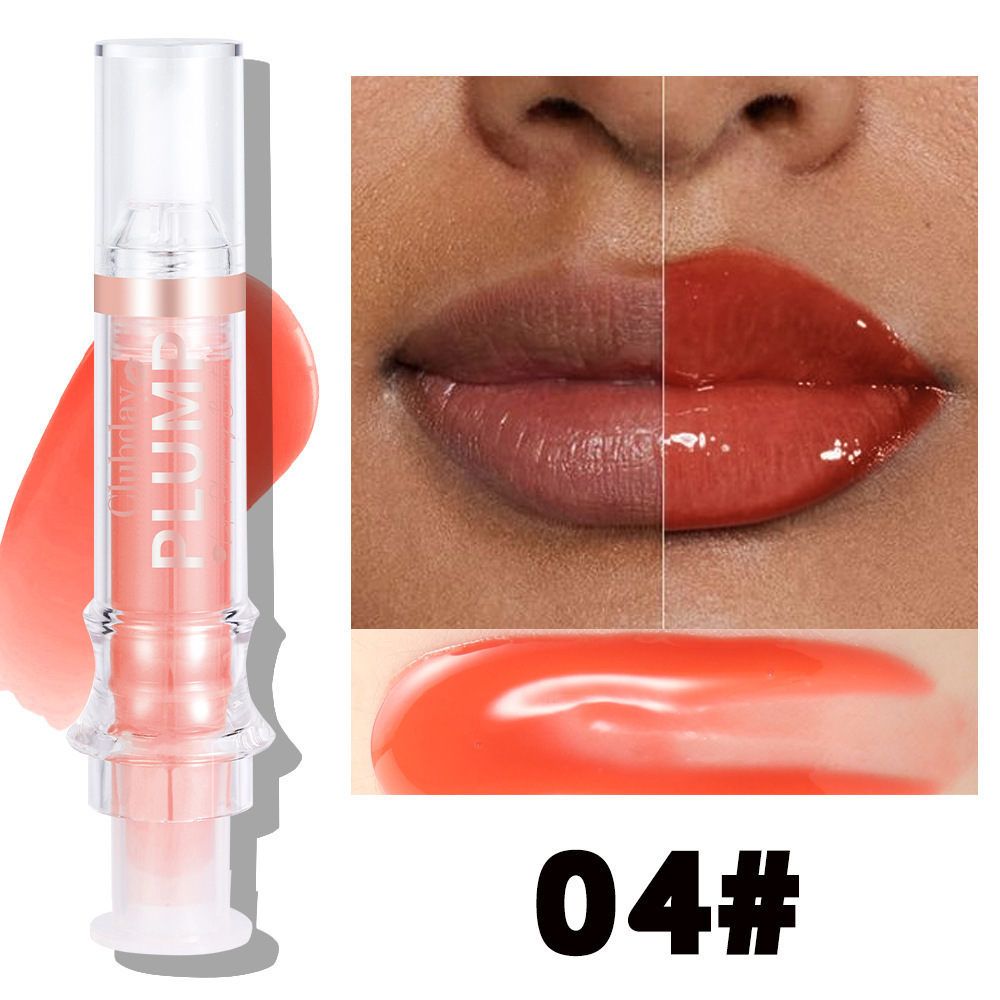Clubday Amazon's hot-selling moisturizing mirror lip oil water gloss plump lip needle tube lip glaze makeup