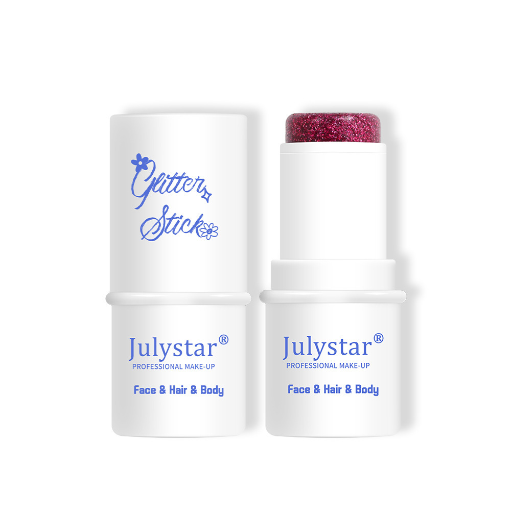 Cross-border makeup glitter eye shadow stick stage makeup face glitter popular eye shadow beauty makeup colorful body glitter stick