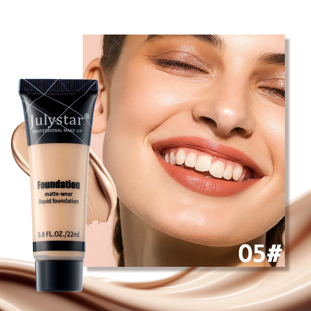 Cross-border popular long-lasting concealer liquid foundation facial makeup oil control waterproof and sweat-proof makeup foundation spot wholesale