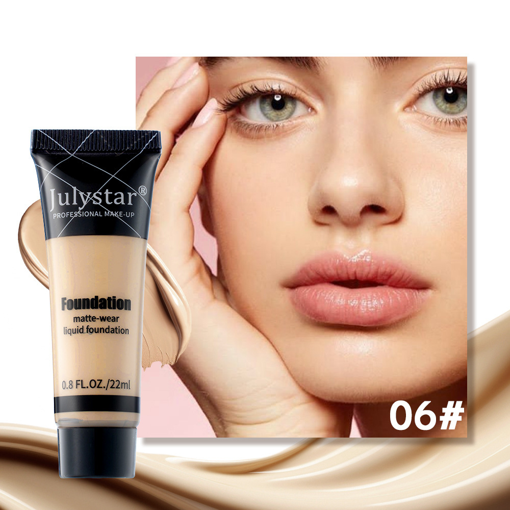 Cross-border popular long-lasting concealer liquid foundation facial makeup oil control waterproof and sweat-proof makeup foundation spot wholesale