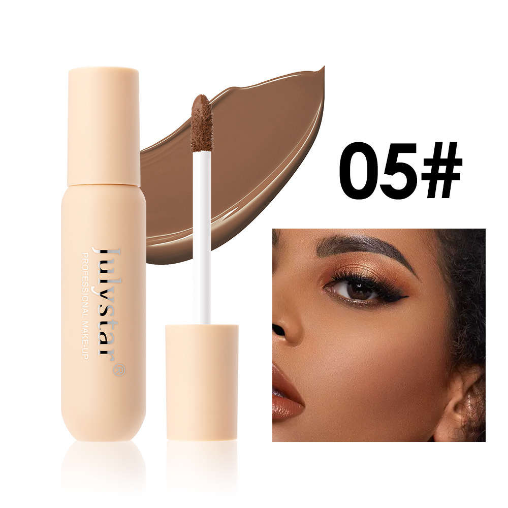 Cross-border body tattoo concealer to cover acne marks in 6 colors, long-lasting and easy to color, small bottle foundation concealer hot sale