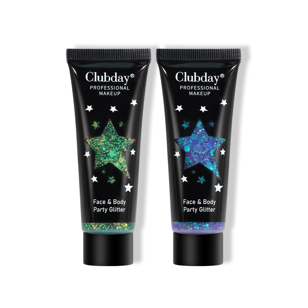 Cross-border makeup hot-selling gel liquid glitter body eyeshadow foreign trade Christmas makeup chameleon eyeshadow