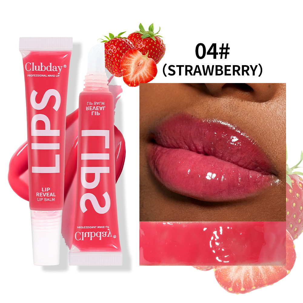 Cross-border cosmetics moisturizing mirror fruit lip oil Amazon natural long-lasting water gloss lip gloss foreign trade wholesale