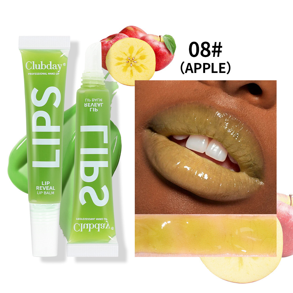 Cross-border cosmetics moisturizing mirror fruit lip oil Amazon natural long-lasting water gloss lip gloss foreign trade wholesale