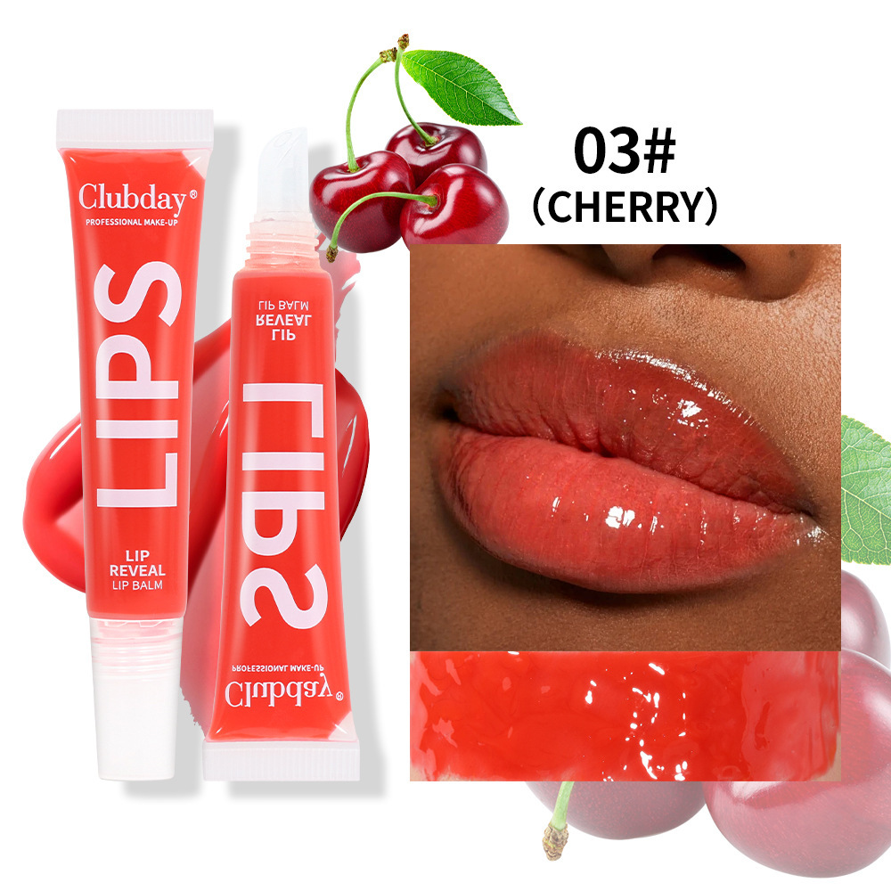 Cross-border cosmetics moisturizing mirror fruit lip oil Amazon natural long-lasting water gloss lip gloss foreign trade wholesale
