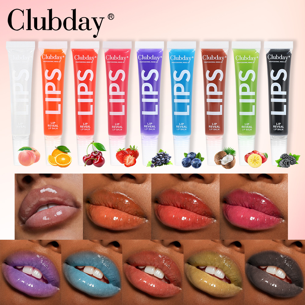 Cross-border cosmetics moisturizing mirror fruit lip oil Amazon natural long-lasting water gloss lip gloss foreign trade wholesale