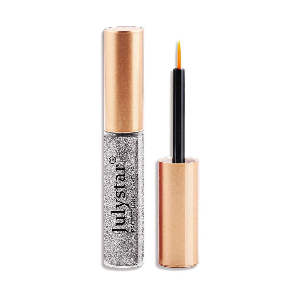 Cross-border eyeliner color eyeliner pearlescent eyeliner foreign trade liquid eyeliner pen waterproof and oil-proof wholesale eyeshadow