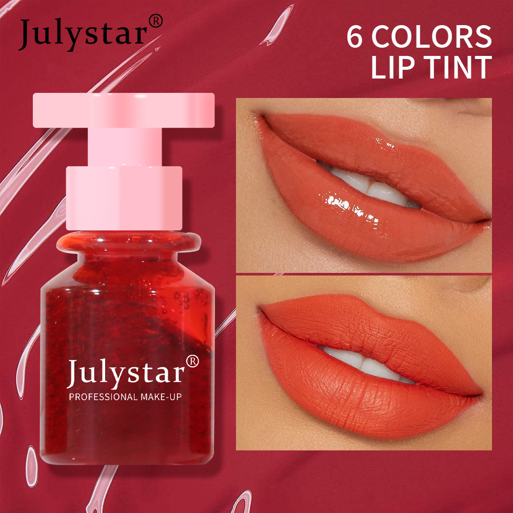 Foreign trade 6 color moisturizing lip glaze long-lasting non-fading lip dye cross-border makeup non-stick cup lip gloss lipstick water