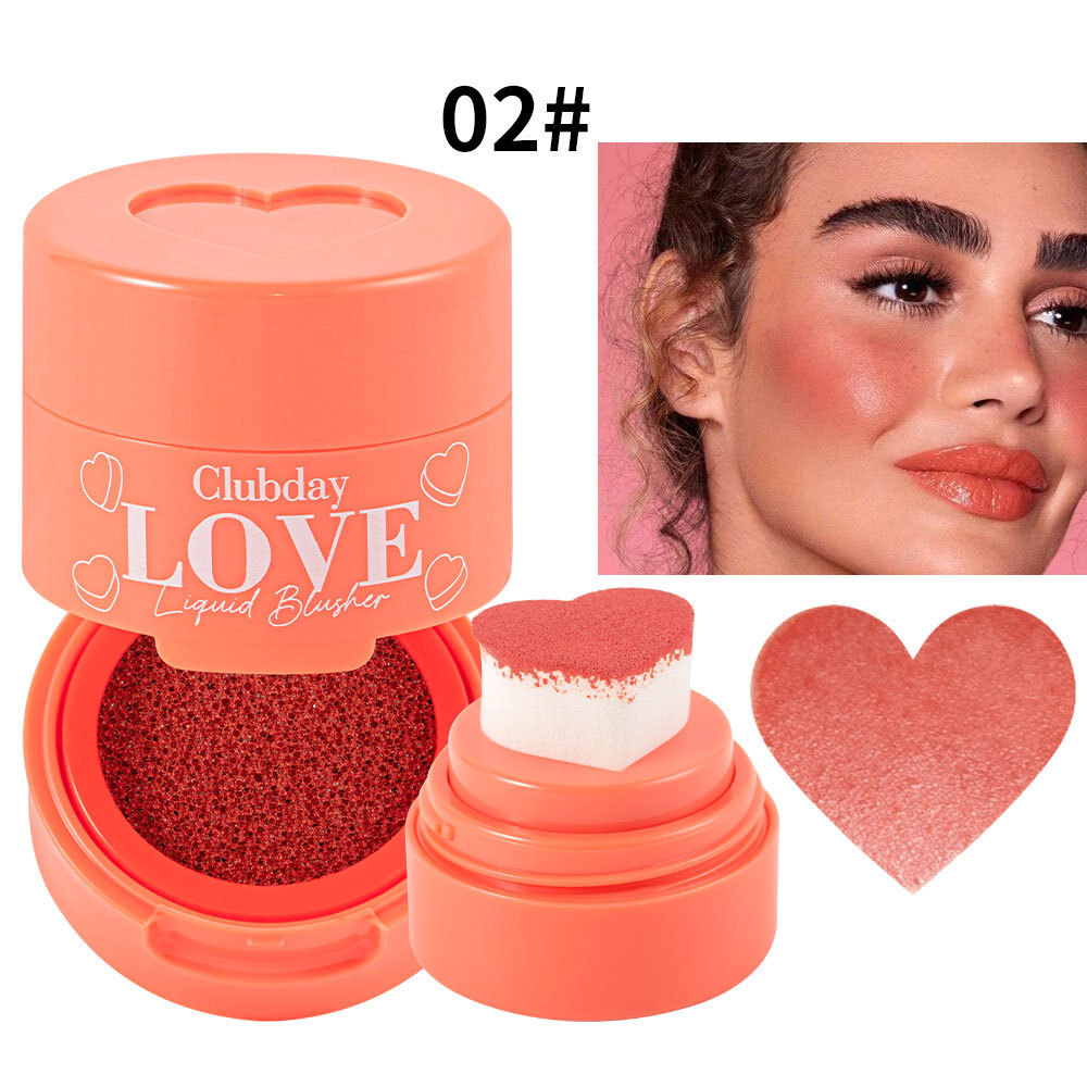 Clubday hot-selling cheek contouring stamp blush natural three-dimensional nude sun-red rouge cross-border cosmetics wholesale