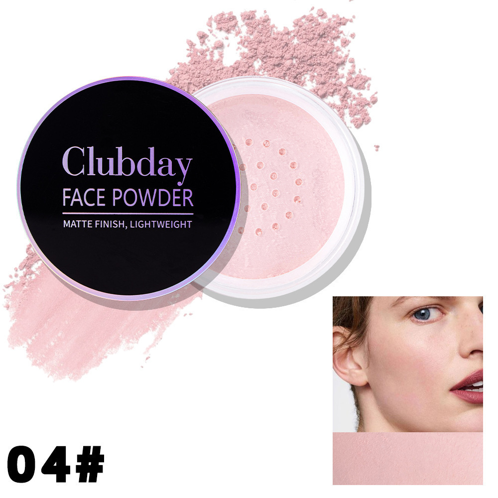 Clubday face concealer makeup oil control setting powder matte long-lasting sweat-proof nude makeup contour powder loose powder