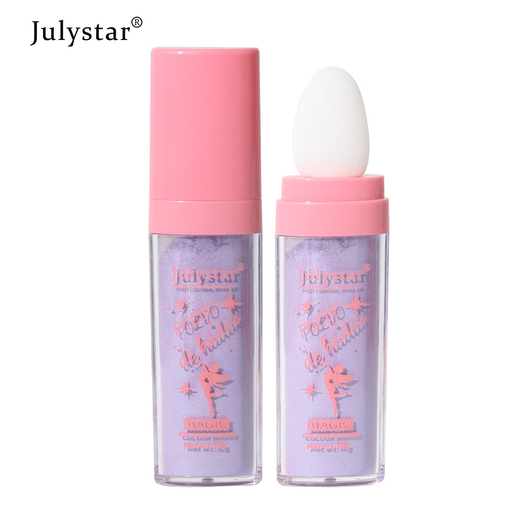 Fairy highlight powder full body highlight brightens natural three-dimensional contour blush cross-border Douyin makeup supply
