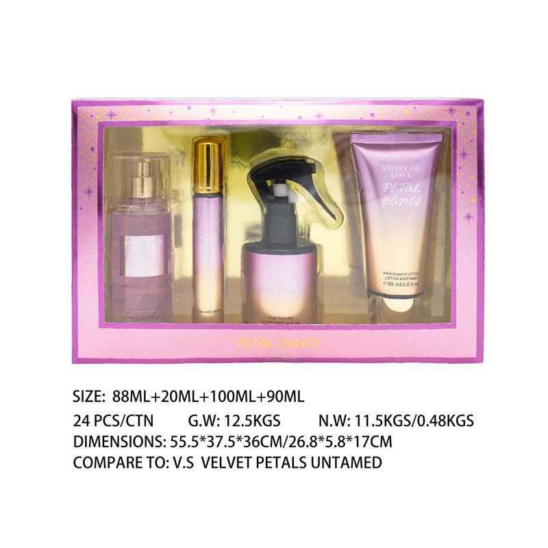Patchouli clove bergamot magnolia perfume spray set