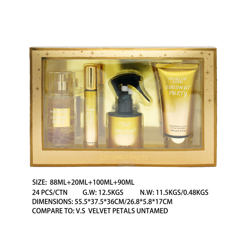 Patchouli clove bergamot magnolia perfume spray set