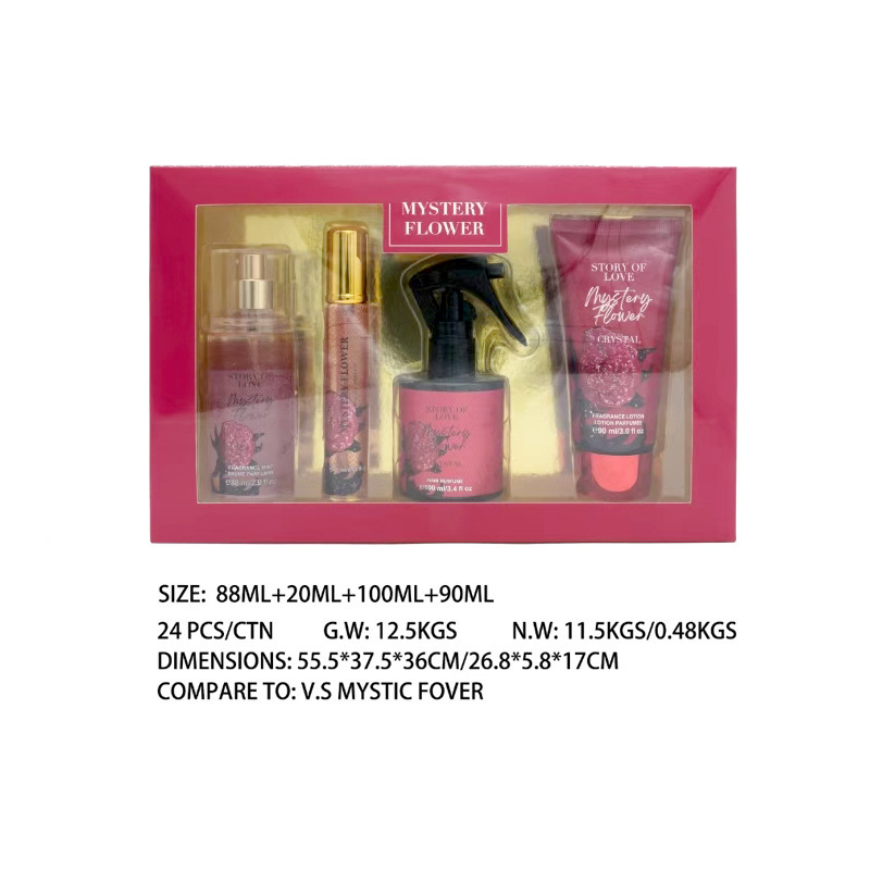 Patchouli clove bergamot magnolia perfume spray set