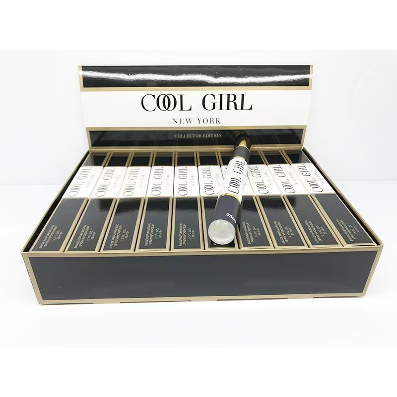 Cross-border perfume 35ml new small portable test tube perfume big brand same fragrance long-lasting fragrance perfumes
