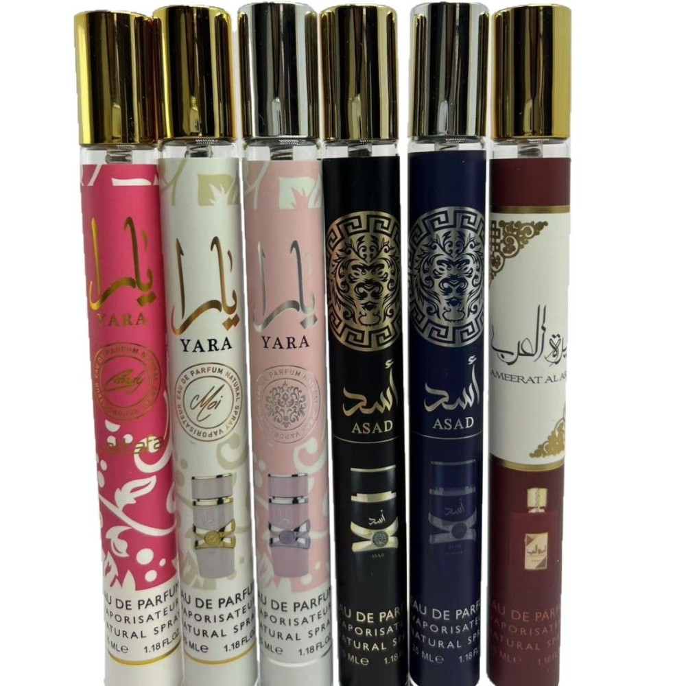 Cross-border foreign trade men and women test tube perfume tikt hot selling small 35ml fashionable women's fragrance floral fragrance wholesale light fragrance