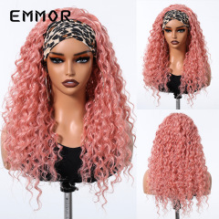 Pink medium-length hair HB1003-1