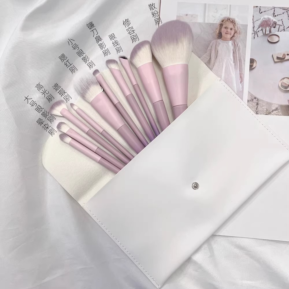 10支化妆刷套刷旅行装刷子星黛紫全套眼影粉刷美妆工具化妆刷整套