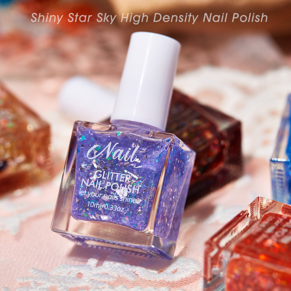 No-bake nail polish long-lasting platinum super flash quick-drying irregular nail polish sequin nail polish gel nail art shop dedicated wholesale