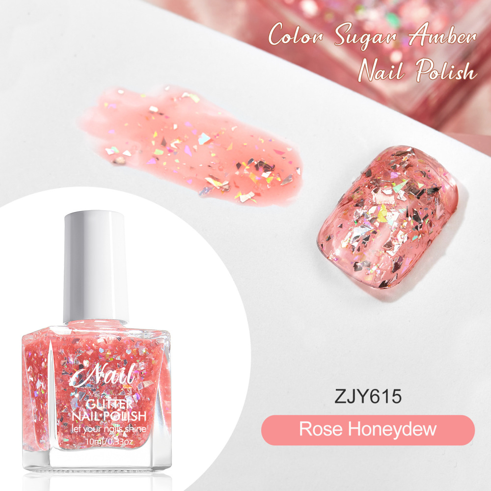 No-bake nail polish long-lasting platinum super flash quick-drying irregular nail polish sequin nail polish gel nail art shop dedicated wholesale