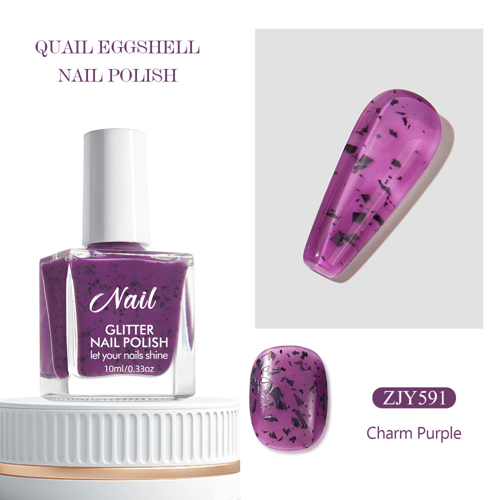 Amazon nude quail egg shell no-bake nail polish spot pattern nail polish Japanese nail polish quick-drying kg wholesale