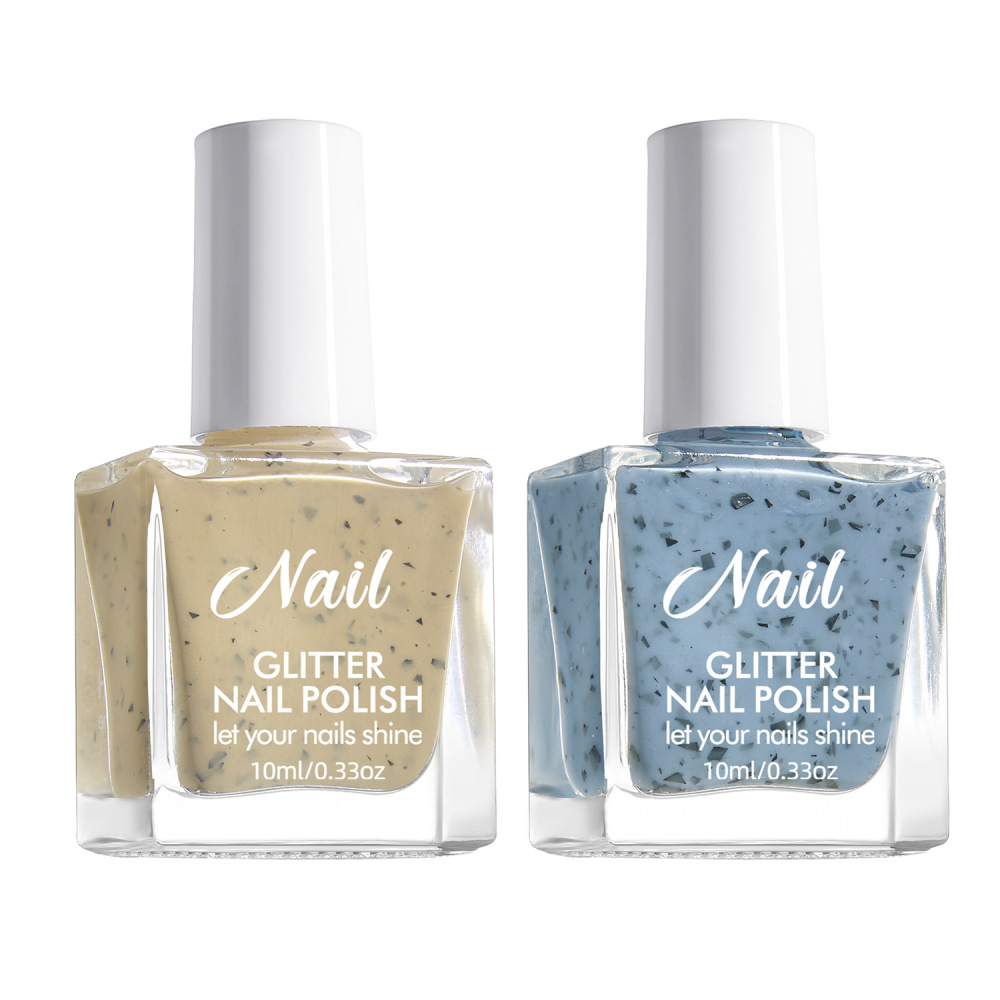 Amazon nude quail egg shell no-bake nail polish spot pattern nail polish Japanese nail polish quick-drying kg wholesale