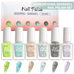6-color quail eggshell nail polish set 2