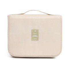 Beige Hook Toiletry Bag