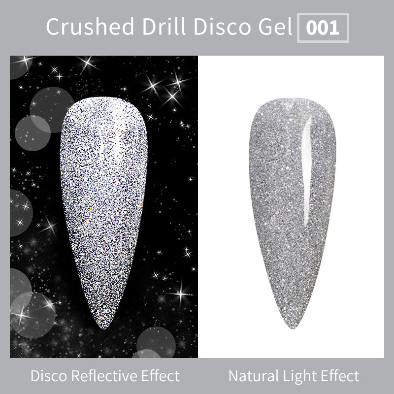 Glitter sequins laser gradient nail polish glue