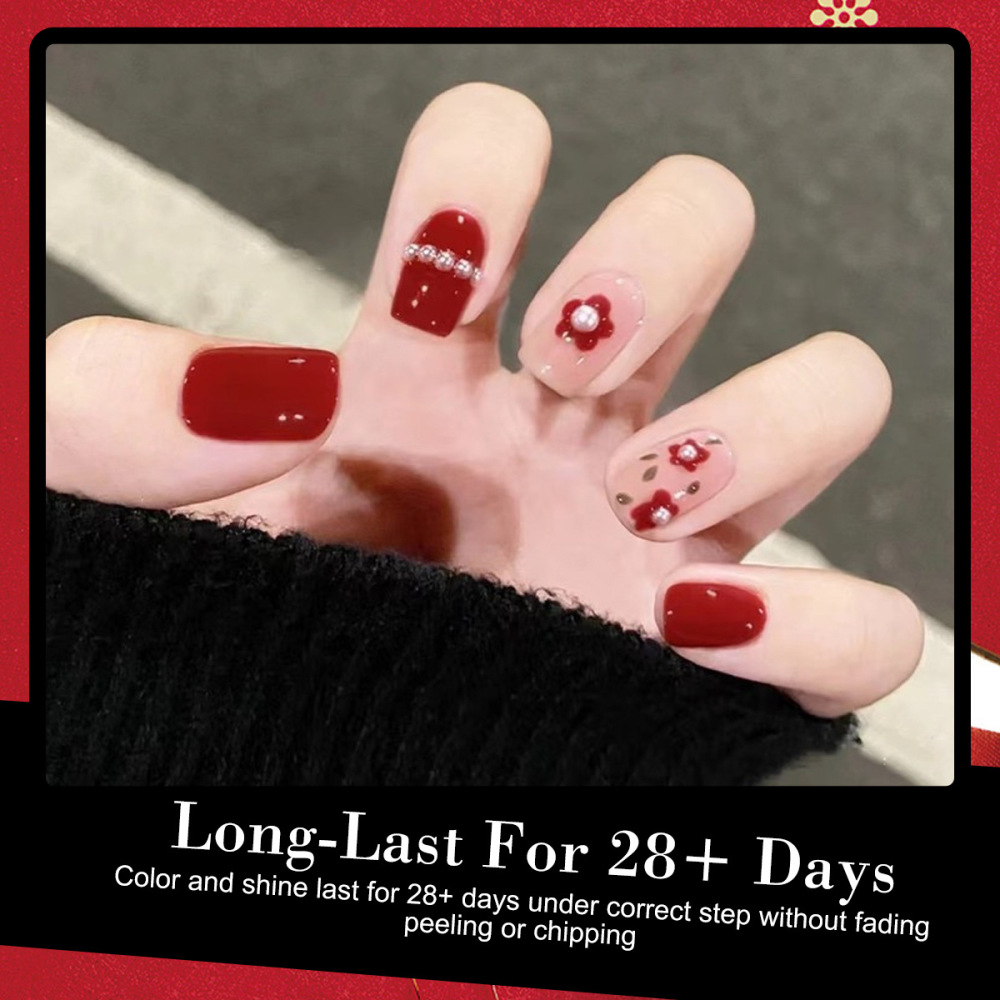 6-color nail polish set new autumn and winter popular color series phototherapy glue nail salon cross-border supply