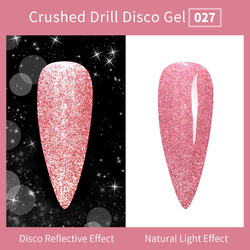 Glitter sequins laser gradient nail polish glue