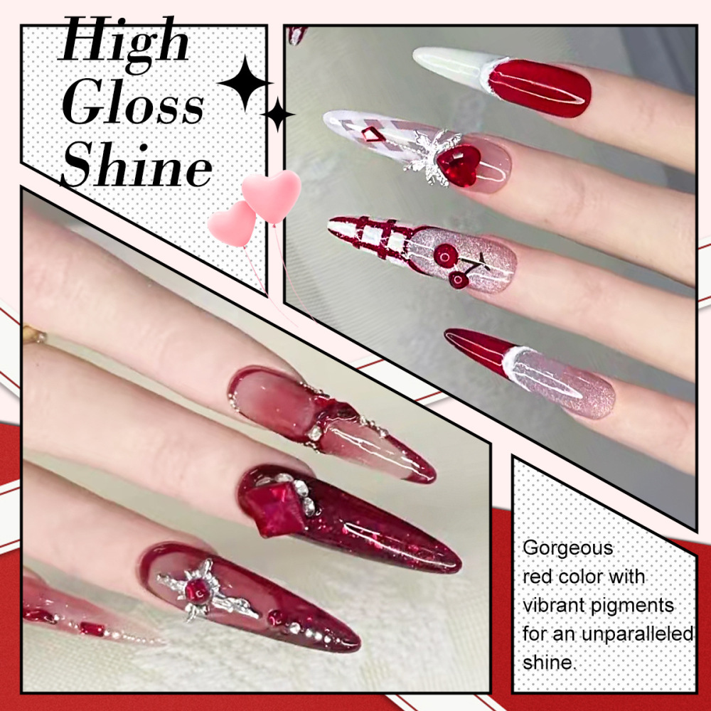 6-color nail polish set new autumn and winter popular color series phototherapy glue nail salon cross-border supply