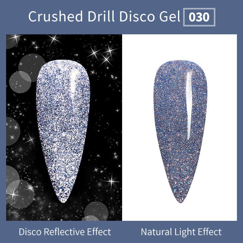 Glitter sequins laser gradient nail polish glue