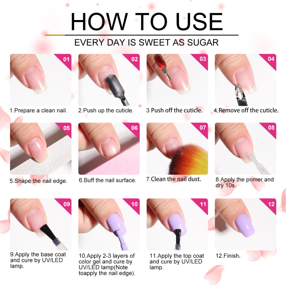 LIMEGIRL cross-border manicure phototherapy glue long-lasting manicure color glue 13 colors UV phototherapy glue nail polish glue set