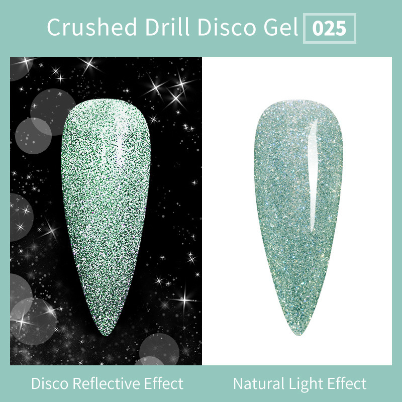 Glitter sequins laser gradient nail polish glue