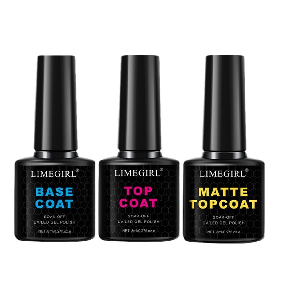 Nail art functional glue wholesale nail art base glue reinforcement glue nail art frosted wash-free sealant tempered crystal plated sealant in stock