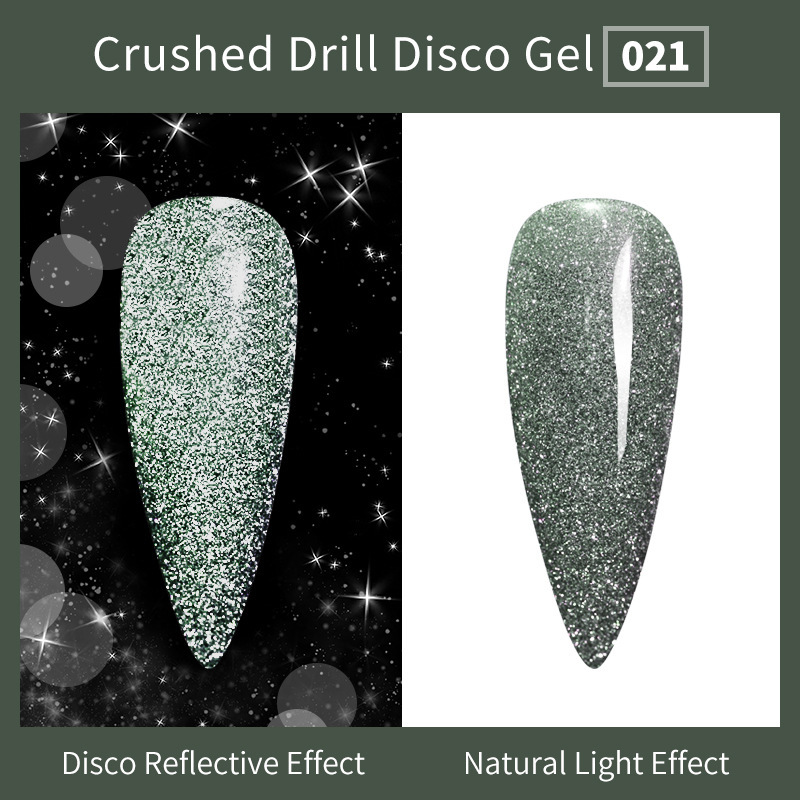 Glitter sequins laser gradient nail polish glue