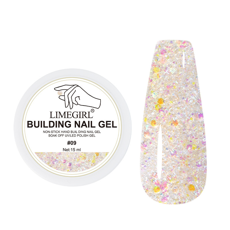 15ML nail extension glue solid non-stick carving shaping paper-free fast extension nail patch spot