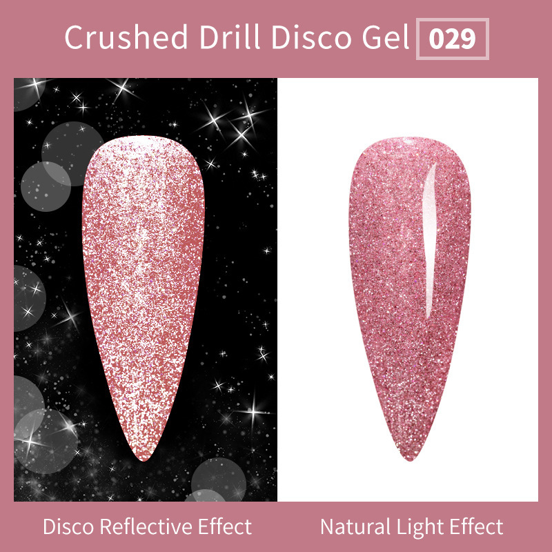 Glitter sequins laser gradient nail polish glue