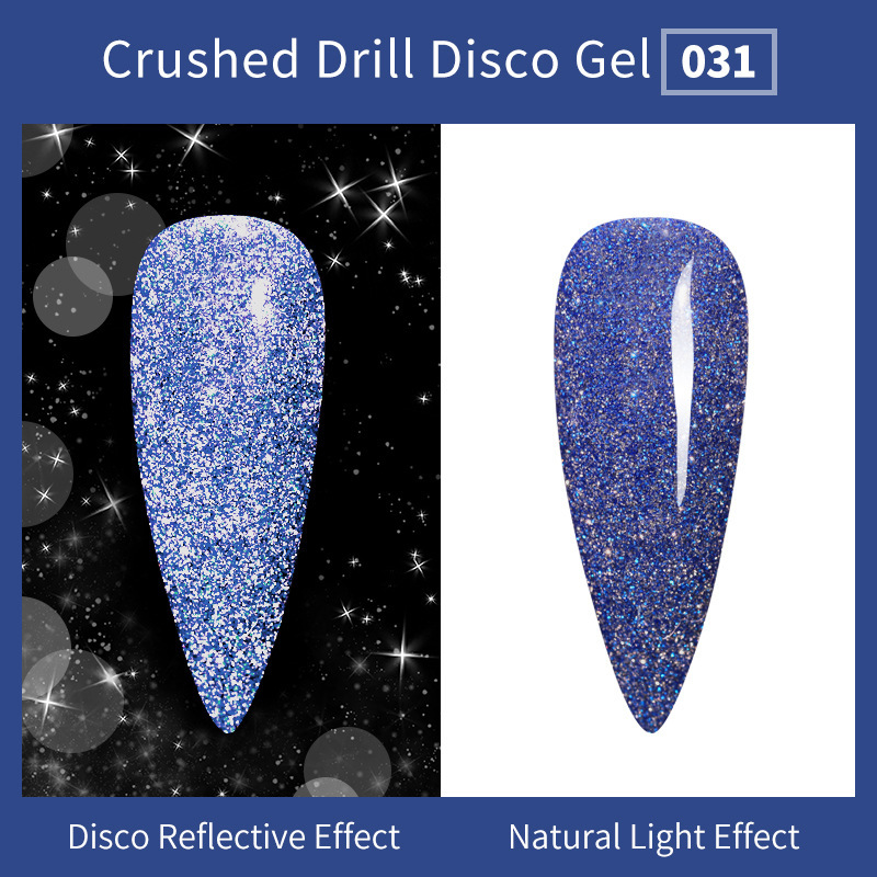 Glitter sequins laser gradient nail polish glue
