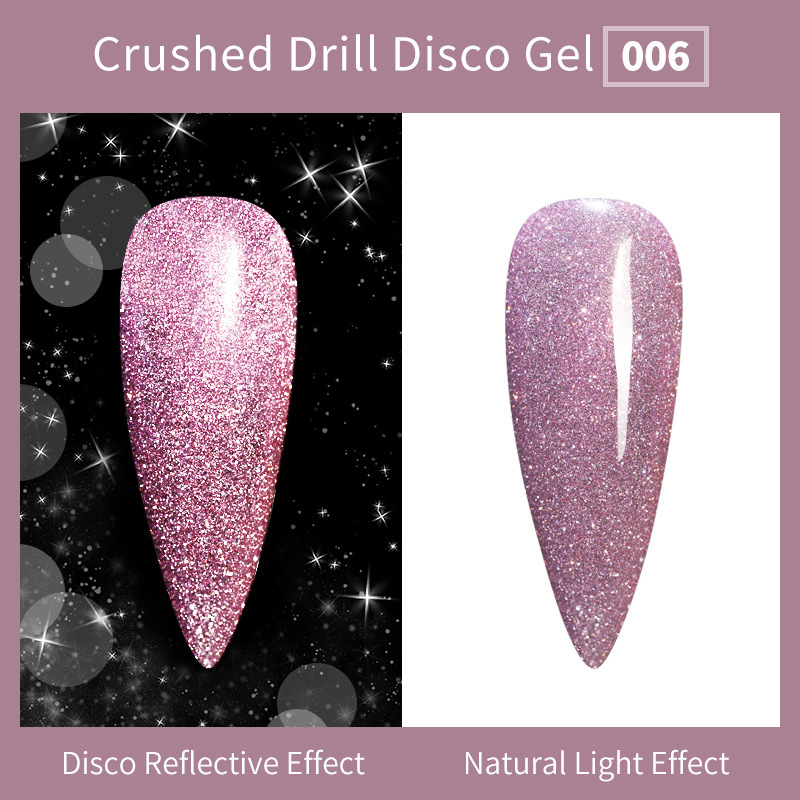 Glitter sequins laser gradient nail polish glue