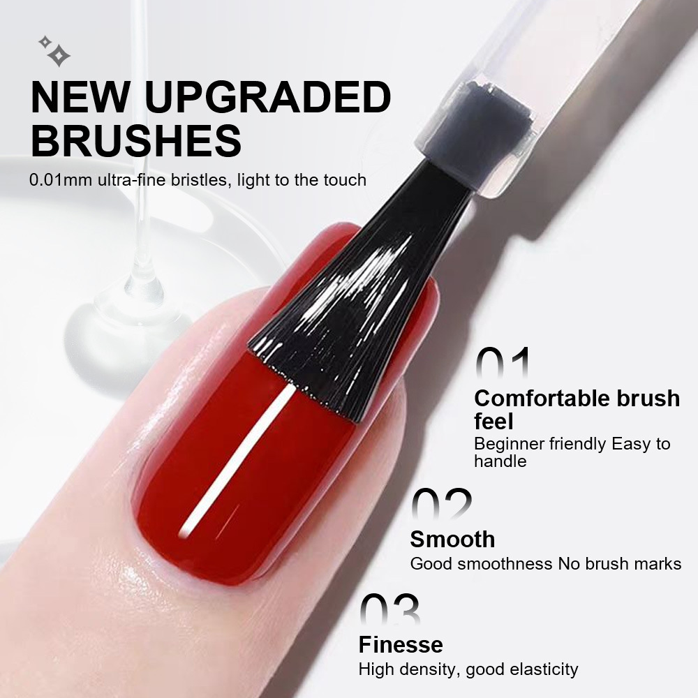 Nail art functional glue wholesale nail art base glue reinforcement glue nail art frosted wash-free sealant tempered crystal plated sealant in stock