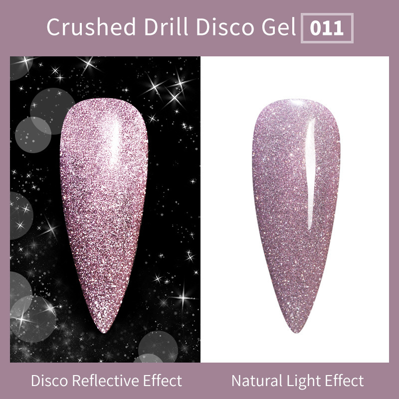 Glitter sequins laser gradient nail polish glue