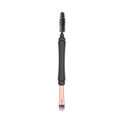 Double-ended eyeshadow brush eyelash curler