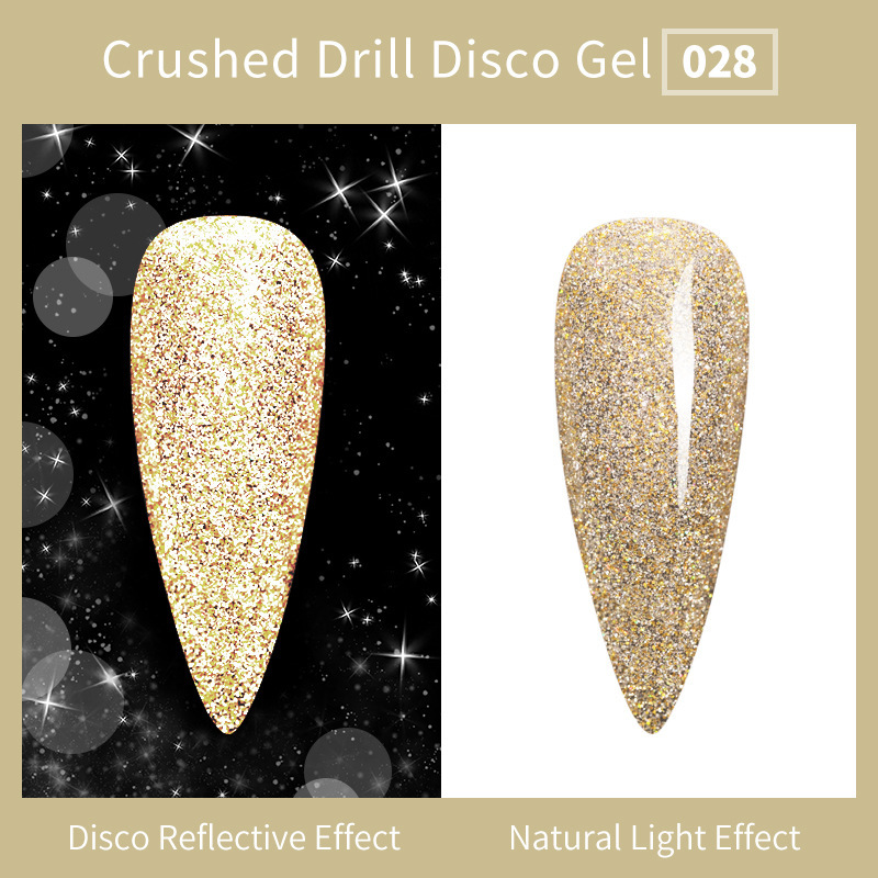 Glitter sequins laser gradient nail polish glue