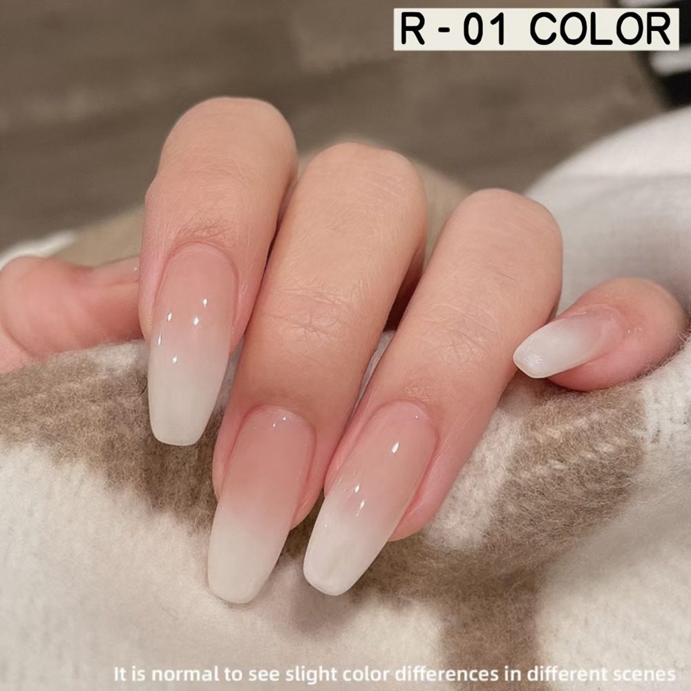 Egg-transparent milky white nude nail polish gel 2025 new popular color for internet celebrities, dedicated to nail salons, nude color factory wholesale