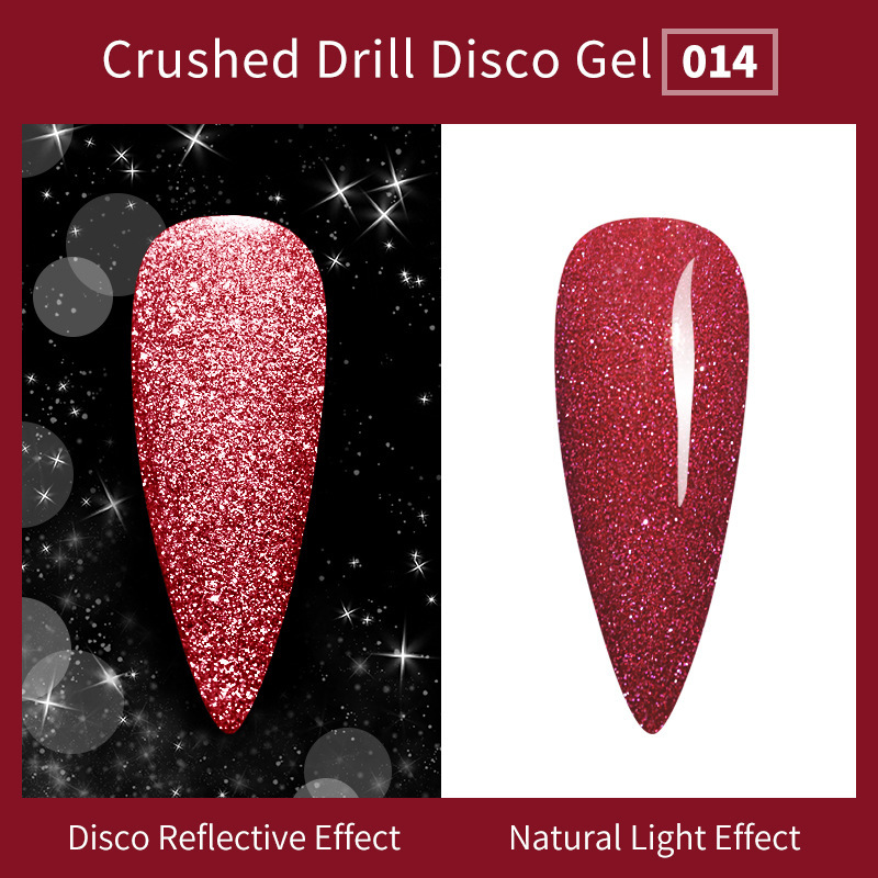 Glitter sequins laser gradient nail polish glue