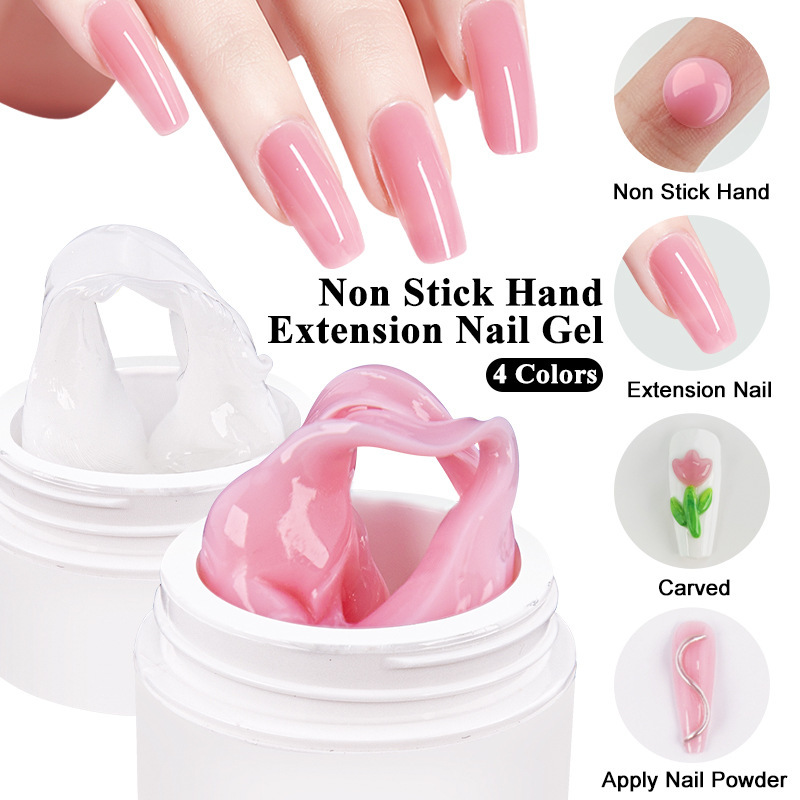 15ML nail extension glue solid non-stick carving shaping paper-free fast extension nail patch spot